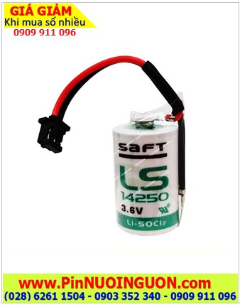 SAFT LS14250, Pin nuôi nguồn PLC Saft LS14250 1/2AA 1200mAh chính hãng _Xuất xứ PHÁP 